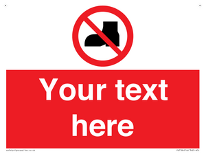 Custom No outdoor footwear